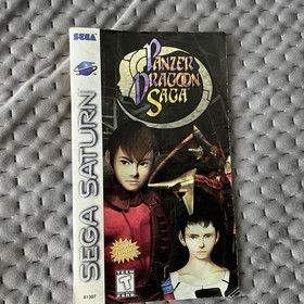 SEGA Panzer Dragoon Saga Sega Saturn Complete Case Manual 4 Discs NTSC-U/C 1998