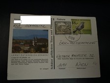 Bildpostkarte 5,00 S Blaukehlchen 197 / 5 St. Florian OÖ,  Stp Scharnitz