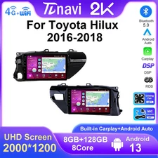 For Toyota Hilux Android Stereo CarPlay Car Radio Screen GPS Multimedia Player