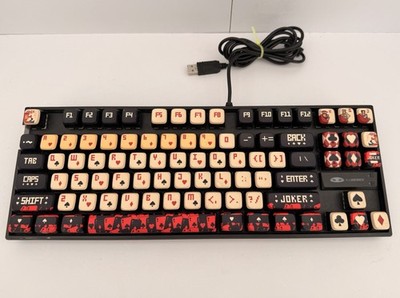 Light Up Magegee Mechanical Keyboard - Kartendeck Design 