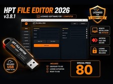 Editor de archivos HPT 2026 V3.8.1 HPT - BIN HPT - CTZ USB