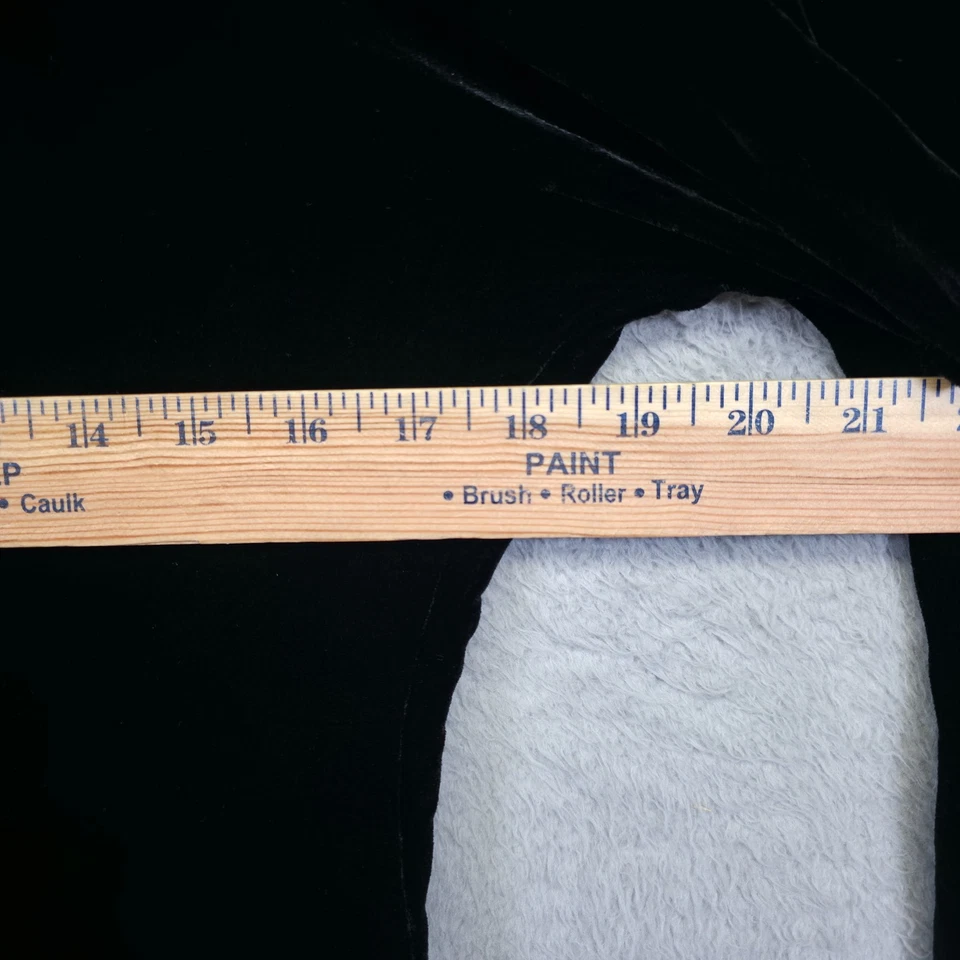 Whimsigoth Maxi Dress Womens 10 Velvet Lace Statement Fairy Goth Dark Ethereal - Image 4 of 4