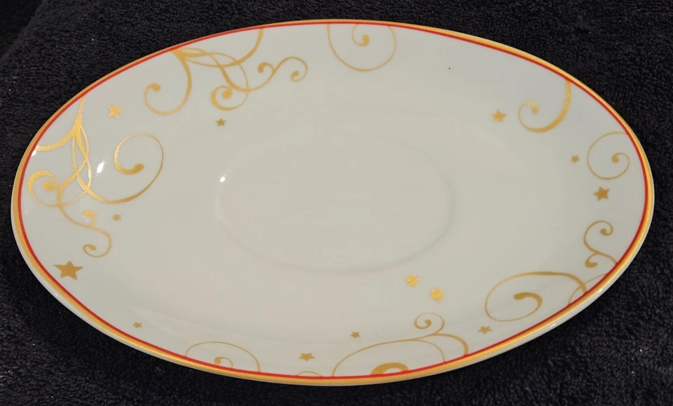 Williams-Sonoma ’Twas the Night Before Christmas Gravy Boat w/ Underplate – Rare - Image 4 of 4