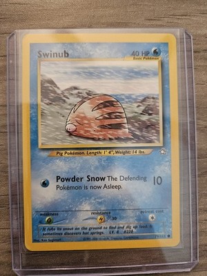 Pokemon Swinub Neo Genesis 79/111 Excellent Condition