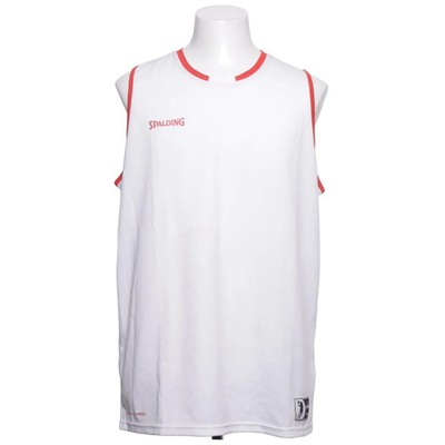 Spalding, Basketball Hemd, Größe: L, Weiß/Rot, Print, Herren #OmJ