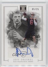 2016 Panini Impeccable Rookie Auto Silver 5/25 Jeff Driskel #121 Auto ow3