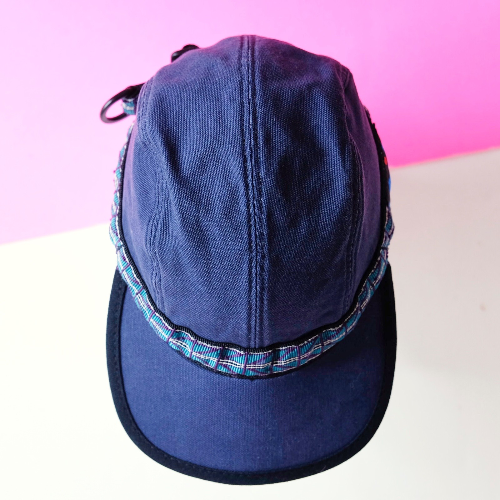 Kavu Aztec Strap Cap 4 Panel Hat Pattern Webbing … - image 10