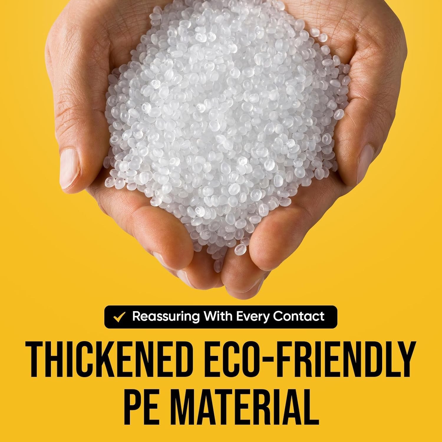 100 PC 4 Gallon Trash Bags Liner Kitchen Small Garbage Rubbish Bags 5 Roll White