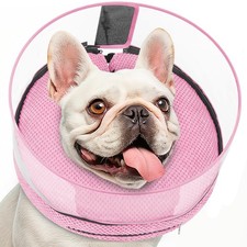 Soft Inflatable Dog Cone for Surgery Recovery, Protective Dog Donut Collar wi...