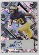 2022 Leaf Metal Draft Silver Crystals 21/25 Daxton Hill #BA-DH1 Auto 0u66