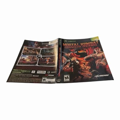 Mortal Kombat: Shaolin Monks (Original Xbox, 2005) Case Insert ONLY - No Game