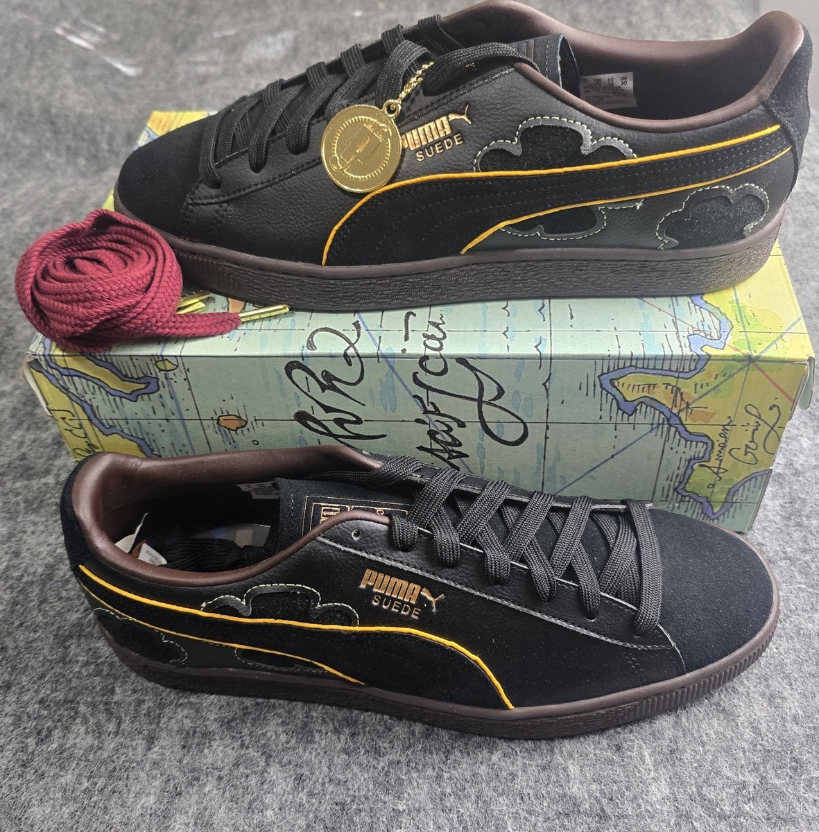 PUMA One Piece x Suede Blackbeard - 396525-01 Anime Manga Collab