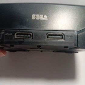 SEGA Saturn Model Console With Controller and Cables.