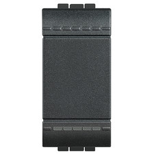 Bticino Living Light Pulsante Antracite Unipolare Basculante L4005N