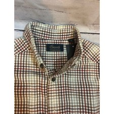 Casuals Roundtree Yorke Portuguese Flannel Button Down Long Sleeve Shirt LT