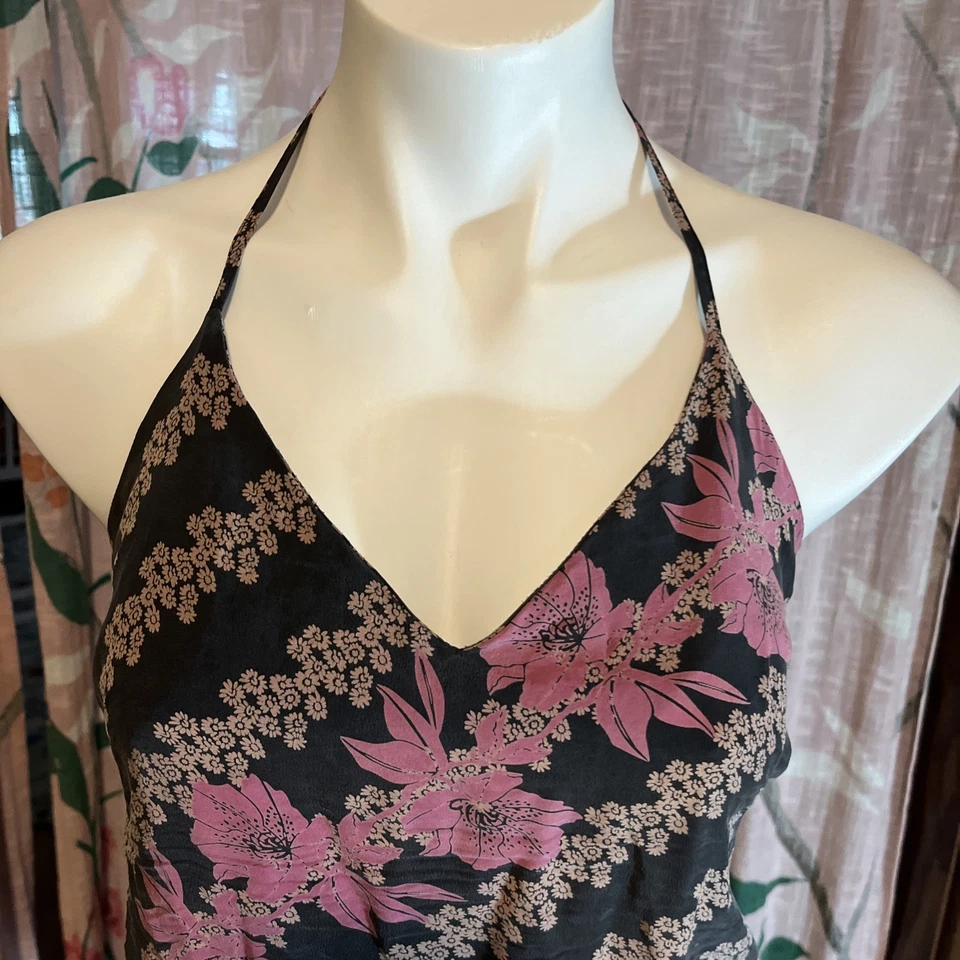 Vestido de seda para mujer French Connection floral talla 6 Foto 2 de 4