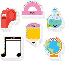 30 Pcs Back to School Sticky Notes 600 Sheets Teacher Self Stick Notepads Pencil