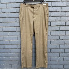 PERRY ELLIS Folio Flex Comfort Waist Dress Casual Pants Slacks Chino Mens 36x34