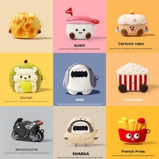 Cute 3D Cartoon Silicone Case Cover For Apple AirPods 4  Pro 1/2/3 Shockproof