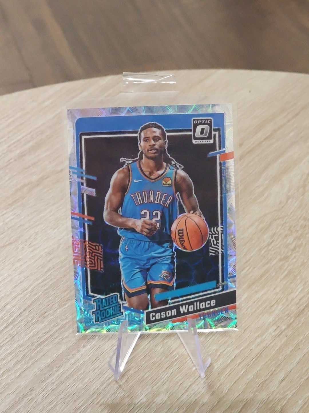 Cason Wallace 2023-24 Donruss Optic Rookie Scope #218 Basketball #/249