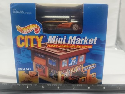 1990 Mattel Hot Wheels Mini Market Sto & Go NIB