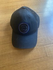 Chicago Cubs Fan Favorite Black Blue Baseball Hat Cap SnapBack Adjustable EUC