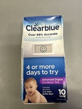 1 New Clearblue Advanced Digital Ovulation Test - 10 Tests Each Box Exp. 12/25 