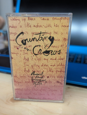 August and Everything After by Counting Crows (Cassette, Sep-1993, Geffen)