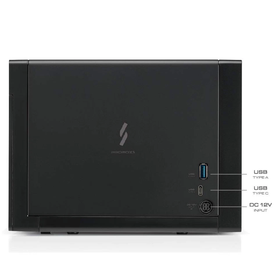 Raid 4 Bay 3.5" SATA Hard Drive Enclosure DAS - USB 3.2 Gen 2 10Gbps USB Type... - Image 4 of 4