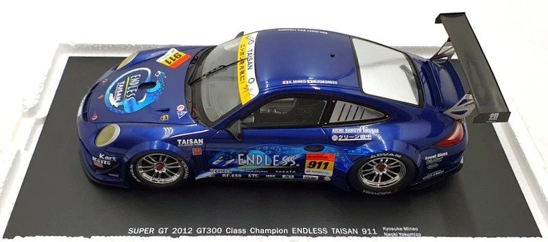 EBBRO 1/18 Scale 81001 - Porsche 911 GT3 Endless Taisan Super GT300 2012 - Image 3 of 4