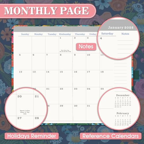 Pocket Calendar 2025-2027 - 3 Year Monthly Planner 2025-2027, Jan. 2025 - Dec. - Picture 2 of 8