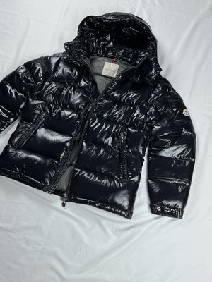 Moncler Maya Daunenjacke Puffer   Schwarz, Größe 4,M