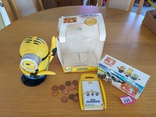 Bundle Of Minion Figures  toptrumps Card Game, Me Glass's, Coin Money Bank.