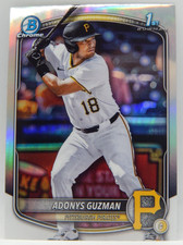 2025 Bowman Draft Baseball - 1st Refractor #BDC-126 Pirates - ADONYS GUZMAN