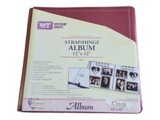 Western Crafts Scrap/Hinge Photo Album - Blue -Cloth 12 x 12 New