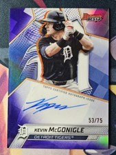2025 Bowman's Best KEVIN McGONIGLE #B25-KM  Refractor  AUTO  / 75 