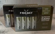 Fade Away Camo   Ultimate Camo Face Paint  Full Retail Set - Camo Face Paint
