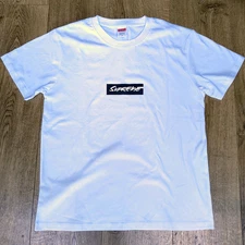 Supreme Box Logo “You was raised off our s*it” T Shirt Mens White Medium