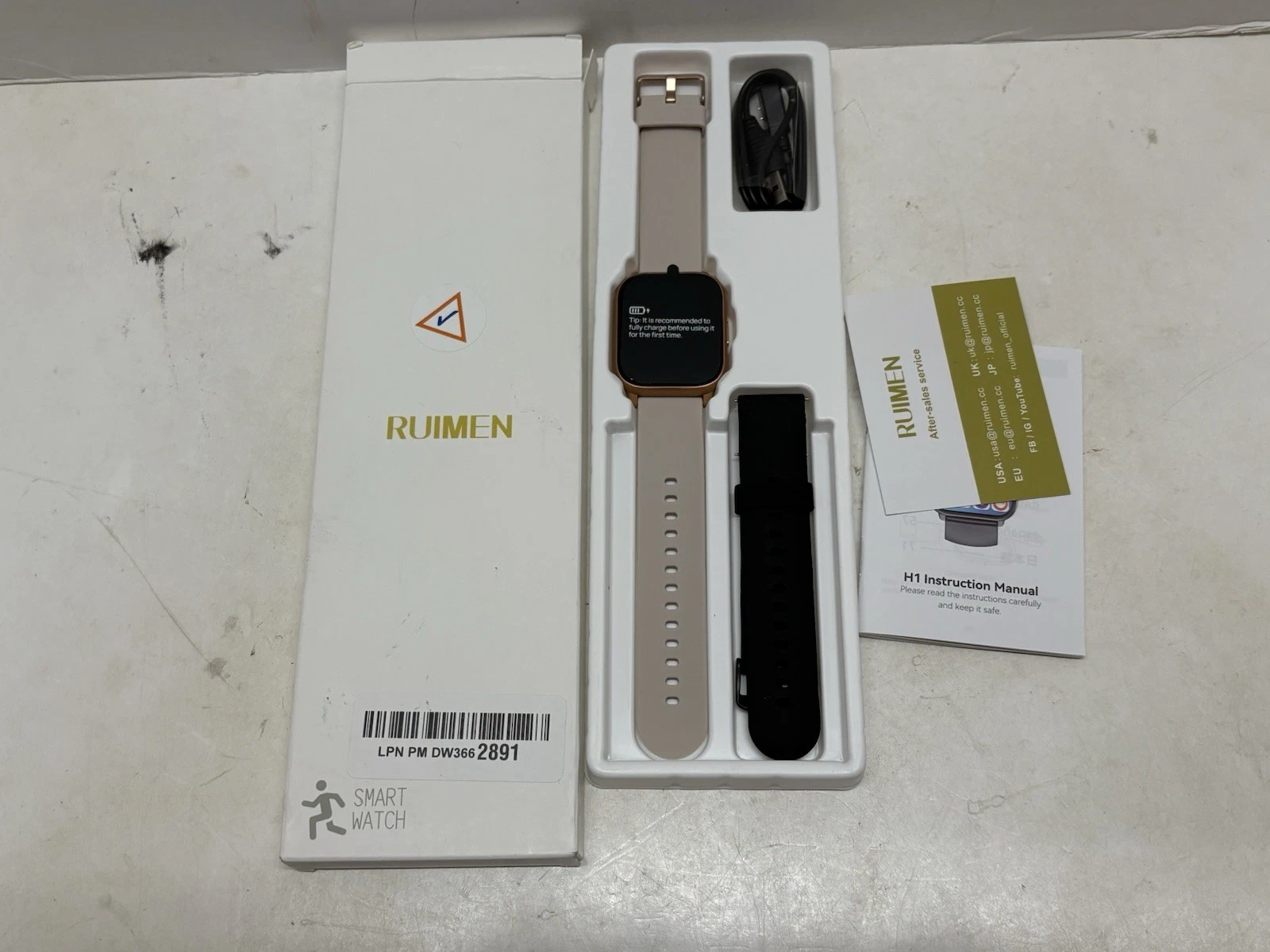 RUIMEN SmartWatche for Women Men (Answer/Make Calls), 1.8" Fitness Tracker