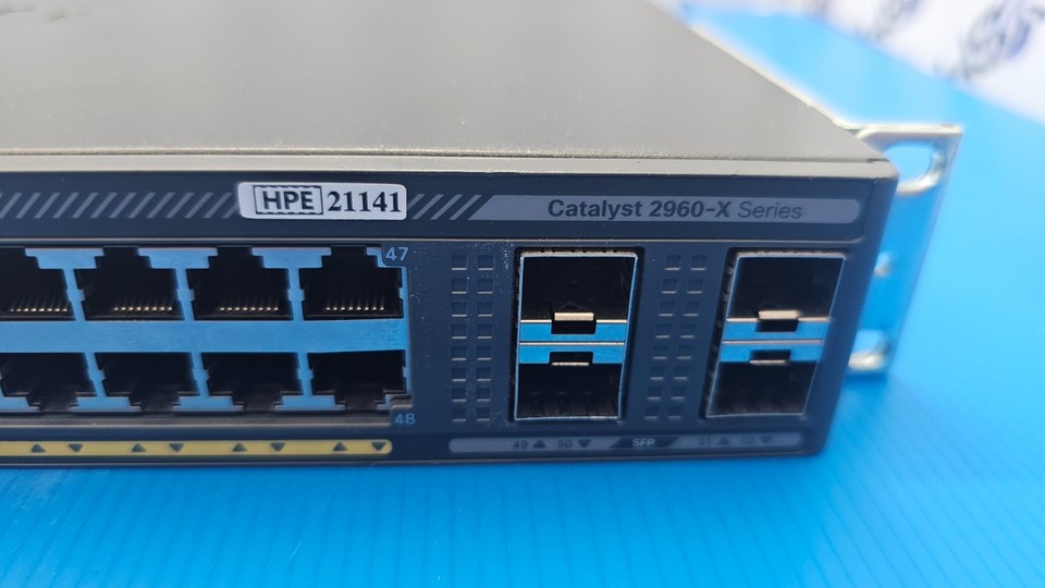 Cisco WS-C2960X-48TS-L 48-Port RJ-45 GE 4x SFP GE + Stack Modules ...