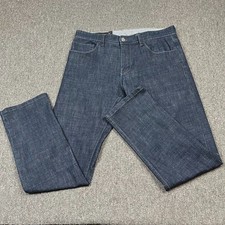 Jeans Armani Exchange uomo W32 L30 blu gamba dritta indaco denim elasticizzato