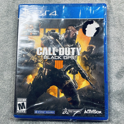 Call of Duty Black Ops IIII Playstation 4 PS4 Factory Sealed New sticker residue