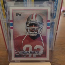 1989 Topps John Taylor Rookie Card. rookie card picture