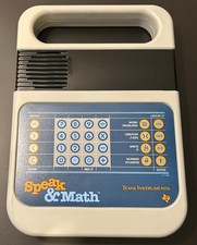 Vintage 1980 Texas Instruments Speak  Math TESTED WORKS Good Condition
