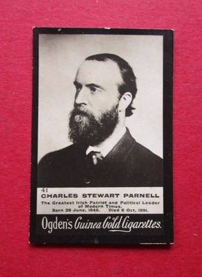 OGDENS GUINEA GOLD 1901 ZIGARETTENKARTE BRITISCHE POLITIKER CHARLES S. PARNELL