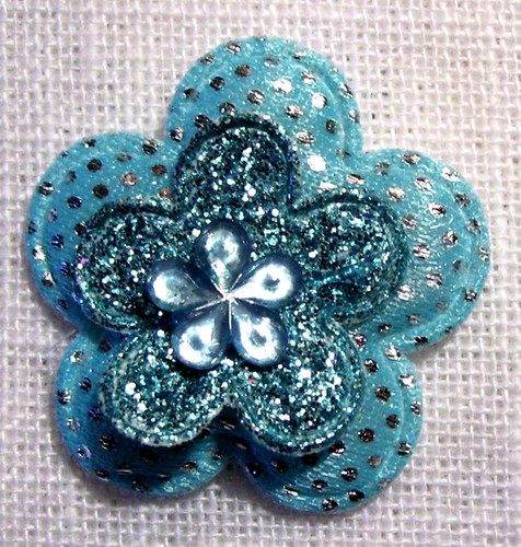SET 4 WANDLAMPEN VERSCHÖNERUNG STRASS BLUME 3D SCRAPBOOKING CARTERIE - 30mm - Bild 2 von 4