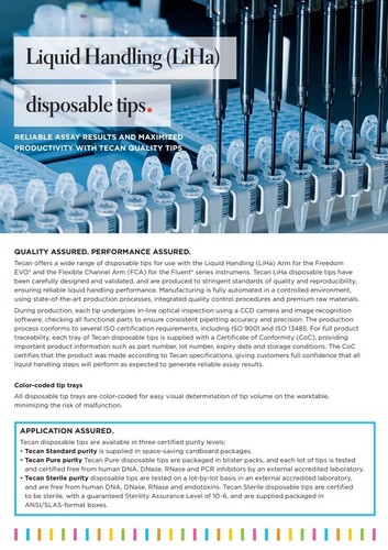 TECAN 200µL Disposable Tips Conductive Filtered Pure Hanging 24 Boxes x 96 Tips - Picture 4 of 7