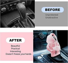 2pc Car Gear Shift Cover Mini Hoodie Car Gear Shift Cover Shift Knob Cover Shirt