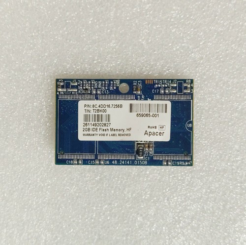 3Pcs Apacer 2GB IDE Flash Memory, HF 44PIN Horizontal electronic disk DOM - Afbeelding 2 van 3