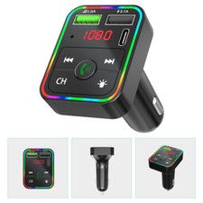 Car Wireless Adapter Radio Wireless Transmitter Car Kit Dual Usb Charger Car Kit